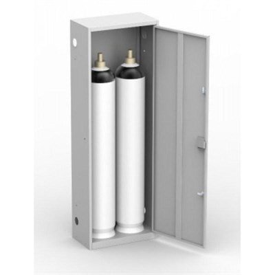 Шкаф металлический для двух кислородных баллонов Металл-Завод ШГР 40-2 - фото 31960