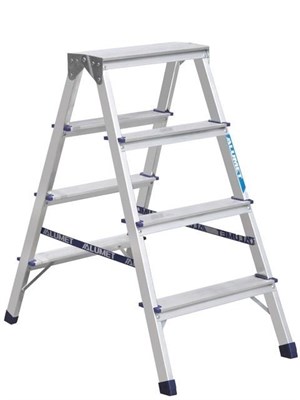 Стремянка алюминиевая двухсторонняя 4 ступени 63-0-024