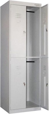 Металлический шкаф для одежды Металл-Завод ШРК-24-600 разборный