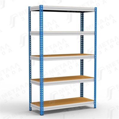 МКФ стеллаж 18615-2,5 металлический, 2500х1830х610 мм, полок:  шт. - фото 39568