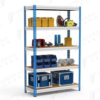 МКФ стеллаж 18765-2,5 металлический, 2500х1830х760 мм, полок:  шт. - фото 39580