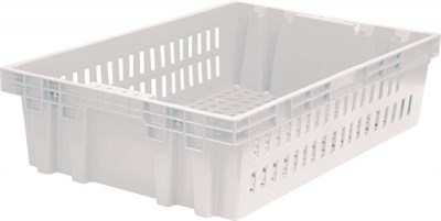 Ящик п/э хлебный 600х400х152,5 натуральный морозостойкий вес 1,3 кг. (403-2 м)