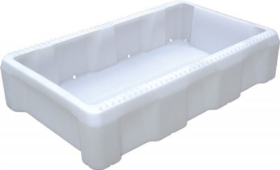 Ящик п/э 825х500х190 мороз. цв. натуральный (212 м)