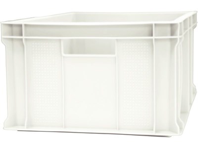 Ящик п/э 600х400х250 мороз. сплошной цв. натуральный (204 м) - фото 43116