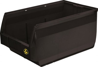 Ящик Venezia 500х310х250 PP, черный антистатичный (5006 ESD)