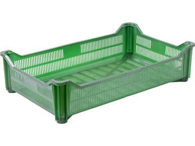 Ящик п/п 500х300х120 цв. зелёный (121)