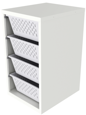 Шкаф гардеробный GS 866х492х585 мм - фото 44852