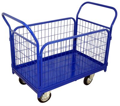 Тележка с сетчатыми бортами ТС 5х8-6-лп-160 - фото 45010