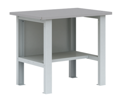 Верстак-стол слесарный металлический ВП-1 (СТ-1;К-1) 860х1000х685 мм без панели - фото 45772