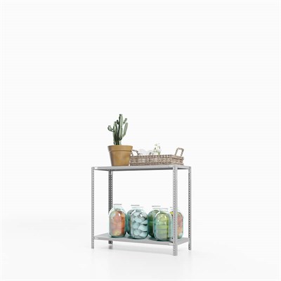 Стеллаж для балкона ТС Лайт, 1000x1000x300. Полки: 2 шт. металл (ТС 10100320) - фото 50954