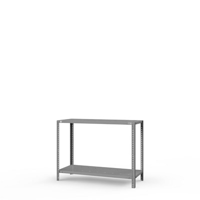 Стеллаж металлический ТС Лайт, 1000x1200x300 мм. Полки: 2 шт. металл перф. (ТС 10120321) - фото 51336