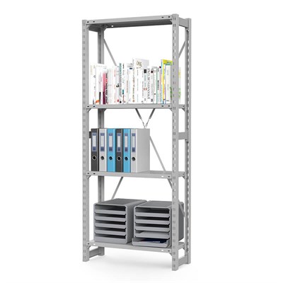 Стеллаж металлический ТСУ Универсал, 2000x700x600 мм. Полки: метал. усил. 4 шт. (ТСУ 20070642) - фото 51825