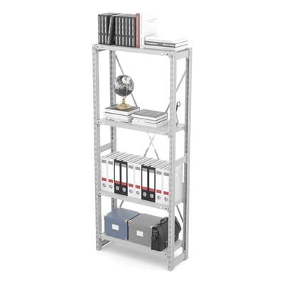 Стеллаж металлический ТСУ Универсал, 2000x700x300 мм. Полки: метал. перф. усил. 4 шт. (ТСУ 200703412) - фото 52000