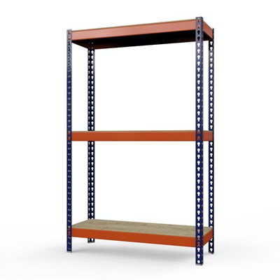 Стеллаж металлический Профи-Т 2000x1540x655 мм. Ярусы: фанера 3 шт. (Т-140 F/3) - фото 53705