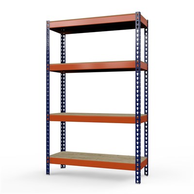 Стеллаж металлический Профи-Т 2000x1540x455 мм. Ярусы: фанера 4 шт. (Т-120 F/4) - фото 53821