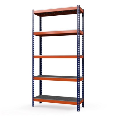 Стеллаж металлический Профи-Т 3000x1540x455 мм. Ярусы: оцинк. мет. перф. усил. 5 шт. (Т-120 P/5/У) - фото 54958