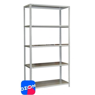 Стеллаж для ПВЗ Озон МС 2200х1000х400 мм, 5 полок, г/п 750 кг
