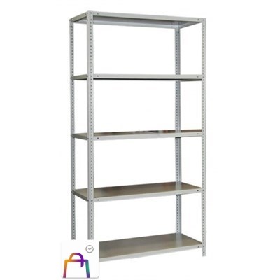 Стеллаж для ПВЗ Сбер МС 2000х1000х400 мм, 5 полок, г/п 750 кг