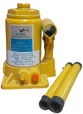 Гидравлический 2-х штоковый профессиональный домкрат 4 тн, TH804001 (телескопический) - фото 56431