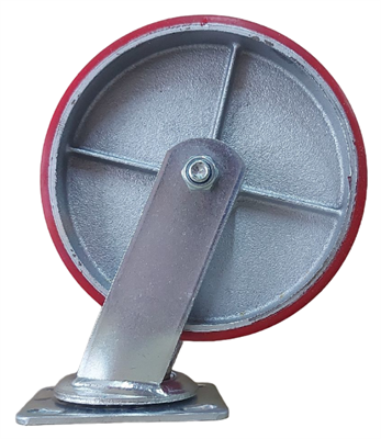 Колесная опора промышленная большегрузная поворотная SCp80 (чугун/пу)