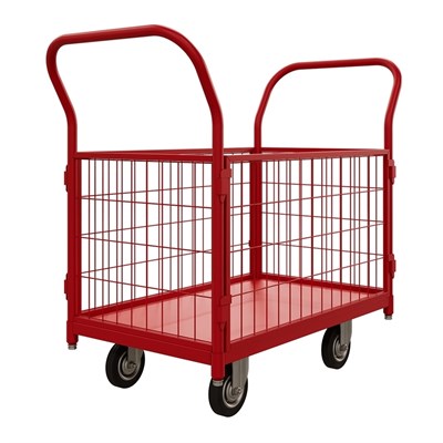 Тележка с сетчатыми бортами ТС 8 RT 7х10-27-чр-125 - фото 57327