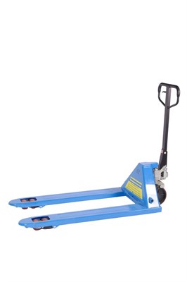 Тележка гидравлическая широковильная 2500 кг 1220х685 мм полиуретановые колеса TOR RHP(BF) PRO - фото 58743