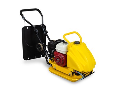 Виброплита 85 кг, 13кН (Honda) бак, коврик, колесный комплект TOR T-80# - фото 58889