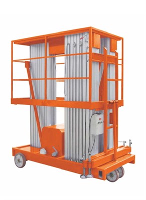 Подъемник мачтовый аккумуляторный 250 кг 14/16 м TOR GTWY14-320 DC (G)