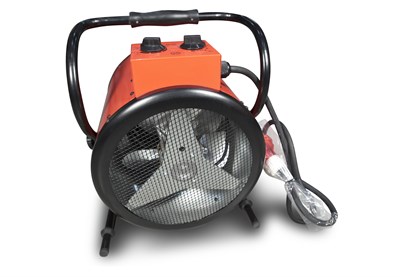 Пушка тепловая электрическая 9 кВт 380В ТЭН из нержавеющей стали TOR BJE-F9 - фото 59170