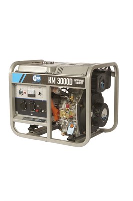 Генератор дизельный 2,8 кВт 220В 15 л с электростартером TOR KM3000D - фото 59561