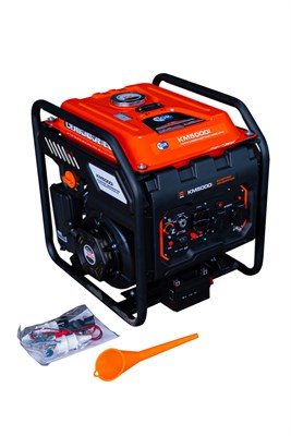 Генератор бензиновый инверторный 5,0 кВт 220В 25 л с электростартером TOR KM5000i - фото 59683