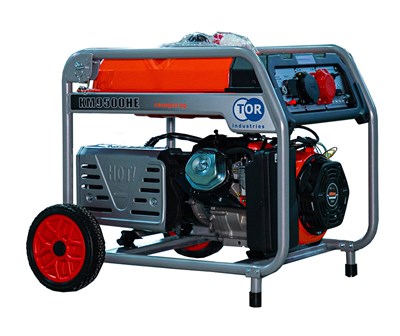 Генератор бензиновый 7,0 кВт 220В/380В с электростартером TOR KM9500HE - фото 60040