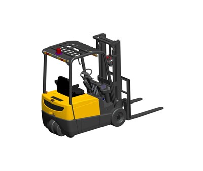 Погрузчик электрический трехопорный TOR 2,0 т 4,5 м CPD20SA-20 сайдшифт, своб. ход мачты Li-ion - фото 60070