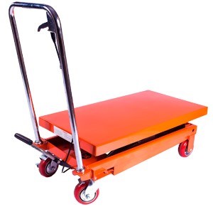 Стол подъемный передвижной 300 кг 280-900 мм (815х500 мм) TOR PT300A - фото 60396