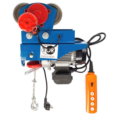 С ТЕЛЕЖКОЙ таль электрическая TOR PA 600/1200 кг 12/6 м (серия T) - фото 60454