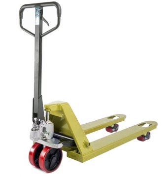 Тележка гидравлическая 2500 кг 2000 мм полиуретановые колеса TOR AC (серия J) - фото 60543