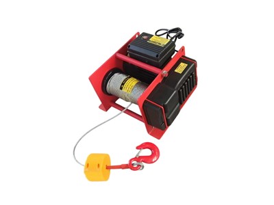 Лебедка электрическая  200кг  30м с канатом 380В 22/42м/мин TOR KDJ-200BS # - фото 60573