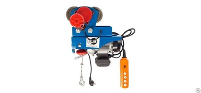 С ТЕЛЕЖКОЙ таль электрическая TOR PA 125/250 кг 12/6 м (серия T) - фото 60577