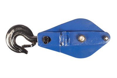 Блок монтажный однорольный с  крюком TOR 3,2 т с откидной щекой - фото 60855