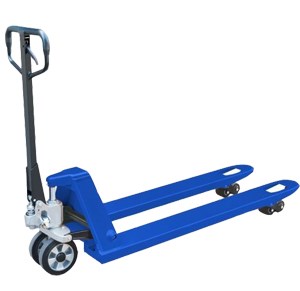 Тележка гидравлическая узковильная 2500 кг 1150х450 мм полиуретановые колеса TOR RHP - фото 61430