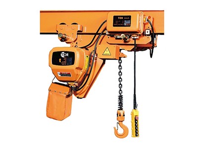 Таль передвижная с уменьшенной строительной высотой  2т  6м 380В электрическая цепная TOR HHBDSL-02 - фото 62020