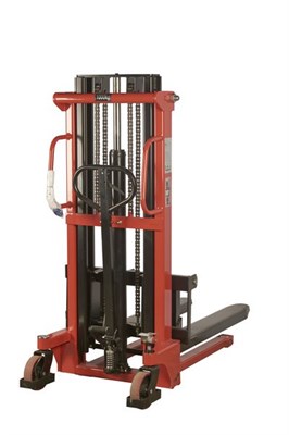 Штабелер гидравлический 1,0 т 2,0 м TOR CTY-EH с раздвижными вилами - фото 62350