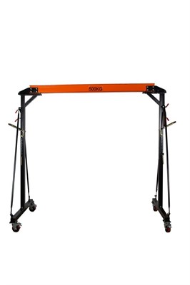 Мини-кран козловой TOR (МПУ) 0,5 т высота 2,4-3,6 м пролет 2,4 м - фото 62699