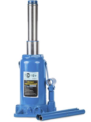Домкрат гидравлический телескопический TOR ДГТ-6 г/п 6 т (2 уровня) - фото 63136