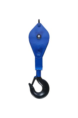 Блок монтажный двухрольный с крюком TOR 1 т (T)# - фото 64589