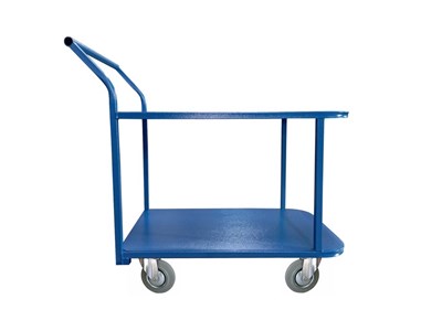 Тележка платформенная TOR ТП-1Я (500х800) 2х-ярусная (160 мм) - фото 65109