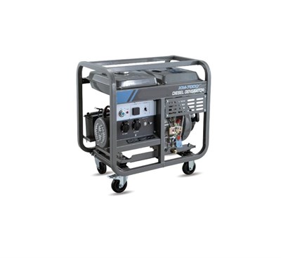 Генератор дизельный 8,0 кВт 220В с электростартером и колесами TOR KM8000D - фото 65204