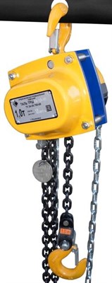 Таль ручная шестеренная цепная стационарная ТРШСп 1,0 т 12 м - фото 65427