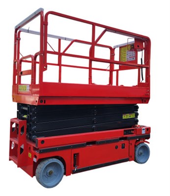 Подъемник ножничный самоходный с выдвижной платформой 450 кг 8/10м TOR AMSL0810 DC аккумуляторный - фото 65786