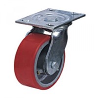 Колесная опора промышленная большегрузная поворотная SCp63 (чугун/пу)